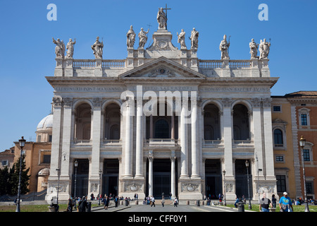 Basilique Saint Jean de Latran, Rome, Latium, Italie, Europe Banque D'Images