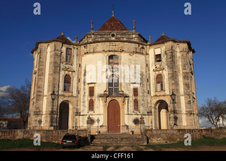 L'époque baroque Jésus Sanctuaire Senhor da Pedra Église, datant de 1747, Obidos, Portugal, Estremadura, Europe Banque D'Images