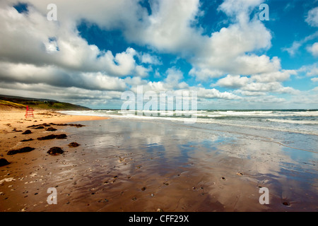 Plage d'Inverness, l'île du Cap-Breton, Nouvelle-Écosse, Canada Banque D'Images