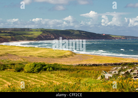 Mabou, littoral, l'île du Cap-Breton, Nouvelle-Écosse, Canada Banque D'Images