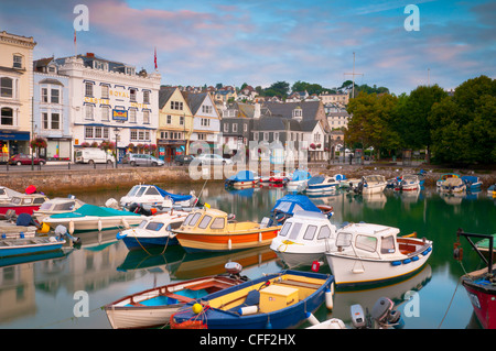 Le quai, Dartmouth, Devon, Angleterre, Royaume-Uni, Europe Banque D'Images