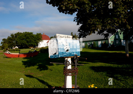 Boîte aux lettres, Point Prim, Prince Edward Island, Canada Banque D'Images