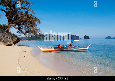 Bacuit archipelago à El Nido, l'île de Palawan, Philippines, Asie du Sud, Asie Banque D'Images