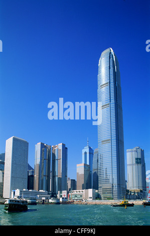 La Chine, Hong Kong, du Star Ferry et sur les toits de la ville Banque D'Images