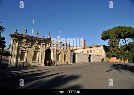 Italie, Rome, Aventino, Piazza dei Cavalieri di Malta, prieuré des Chevaliers de Malte Banque D'Images