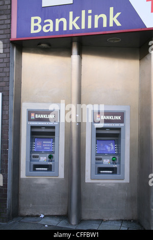 L'AIB Banklink DAB dans Temple Bar Dublin Ireland Banque D'Images