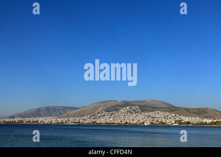 Europe Grèce Athènes vue de cavouri et sur la baie de voula Banque D'Images