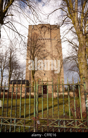 La tour de l'eau, le Westgate, Lincoln, Lincolnshire, Angleterre. Banque D'Images