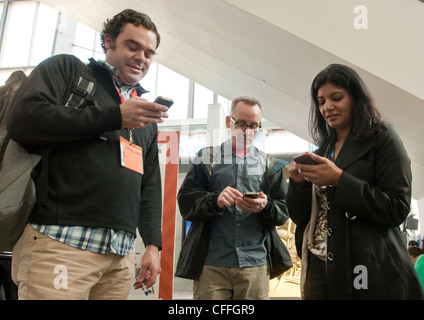 March 12th, 2012 Austin, Texas : convention SXSW Interactive attire des milliers de participants tech-savvy. Banque D'Images