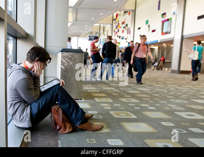 March 12th, 2012 Austin, Texas : convention SXSW Interactive attire des milliers de participants tech-savvy. Banque D'Images