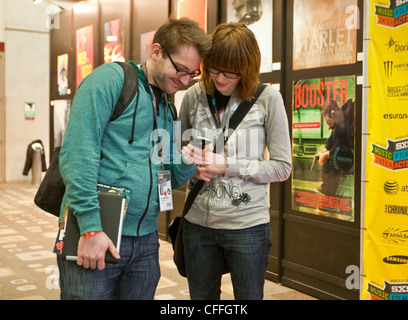 March 12th, 2012 Austin, Texas : convention SXSW Interactive attire des milliers de participants tech-savvy. Banque D'Images