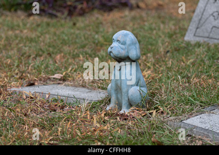 Le jardin de l'amour animal memorial park et cimetière de Micanopy, en Floride. Banque D'Images