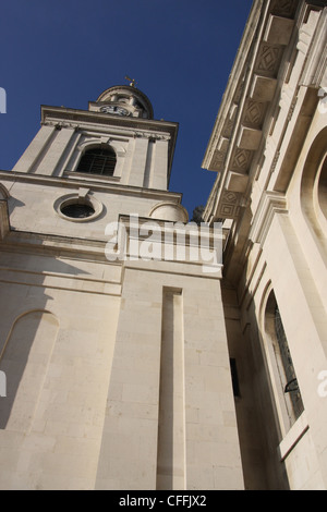 St Alfege est la paroisse anglicane Église dans le centre de Greenwich. Banque D'Images