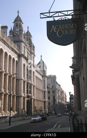 Chancery Lane London Kings College Maughan library sur la gauche Banque D'Images