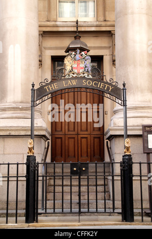 Entrée de la Law Society library Chancery Lane London Banque D'Images