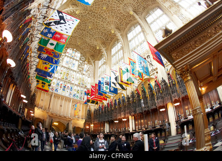 Henry VII Dame chapelle de l'abbaye de Westminster London UK Banque D'Images