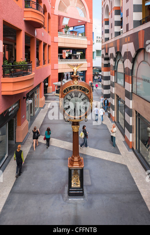 Jessop Street Réveil, Horton Plaza, San Diego Banque D'Images