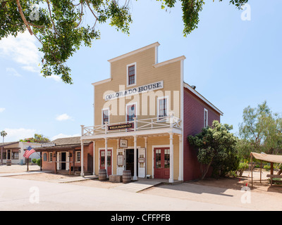 Colorado House, Old Town San Diego Banque D'Images