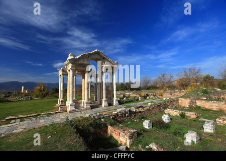 Ephèse était une ancienne ville grecque située en Turquie. Banque D'Images