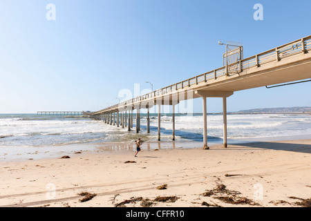 Ocean Beach Pier, San Diego Banque D'Images