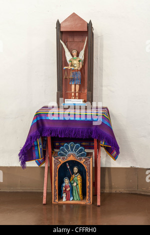 Mission San Miguel Arcangel, chapelle, Santa Fe Banque D'Images