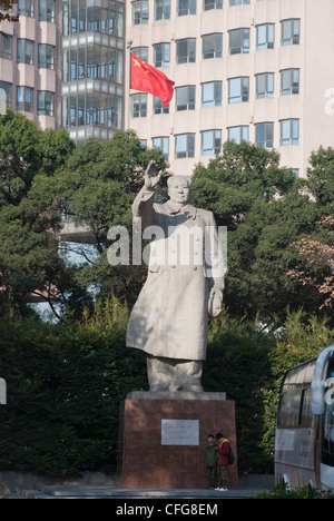 Statue de Mao Banque D'Images