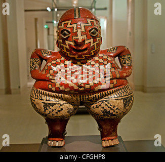 Statue Chupicaro Mexique, 7ème 8ème siècle BC re en terre cuite de la fertilité fécondité symbole colombien Banque D'Images