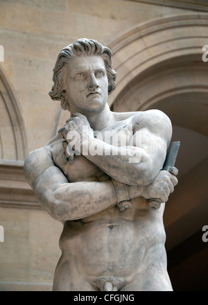 Rebelle Spartacus gladiator a soulevé une armée d'esclaves contre Rome 1830 Par Denis Foyatier Français France Banque D'Images