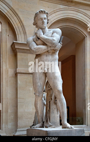 Rebelle Spartacus gladiator a soulevé une armée d'esclaves contre Rome 1830 Par Denis Foyatier Français France Banque D'Images