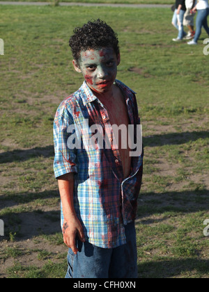 Annuel 2011 Crawl Zombie day, Brooklyn, New York Banque D'Images