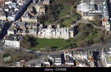 Vue aérienne du Pavillon Royal, Brighton Banque D'Images