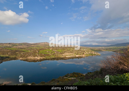 Evretou dam, région de Paphos, Chypre Banque D'Images