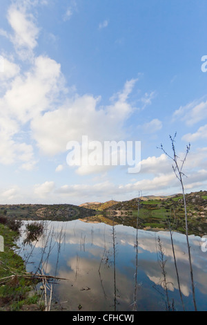 Evretou dam, région de Paphos, Chypre Banque D'Images