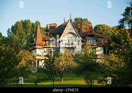 Deauville (14) : la Villa Strassburger Banque D'Images