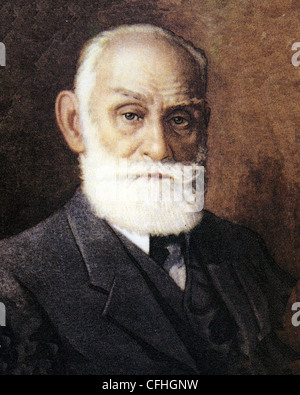 IVAN PAVLOV (1849-1936) psychologue et physiologiste russe Banque D'Images