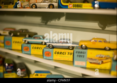 Corgi Toys en fonte d'Autos, Brighton Toy and Model Museum Banque D'Images