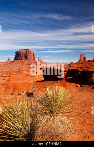 Vue depuis John Ford point, Monument Valley, Arizona, États-Unis Banque D'Images