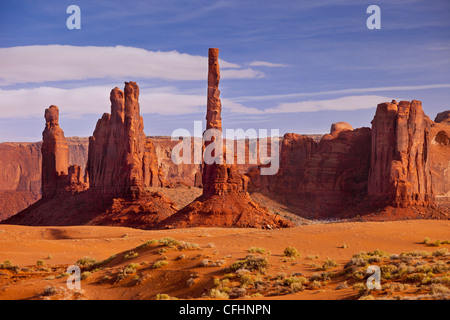 Les Yei Bei Chi Totems, Monument Valley, Arizona USA Banque D'Images