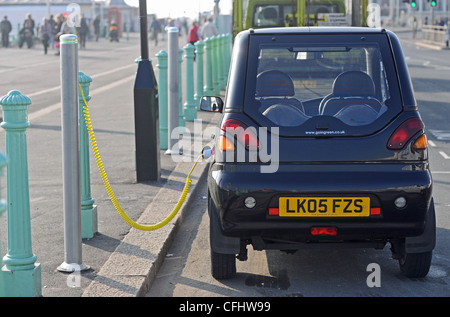 Civitas voiture électrique point de recharge sur le front de mer de Brighton UK Banque D'Images