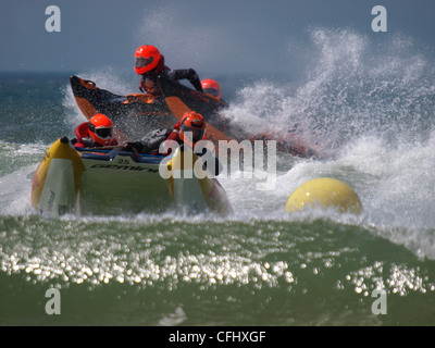 La plage de Fistral Zapcat Grand Prix 2011, Cornwall, UK Banque D'Images