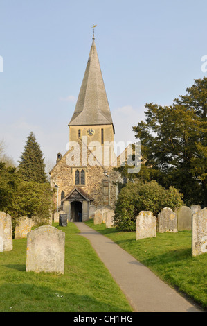 St James Church de Shere, Surrey Banque D'Images