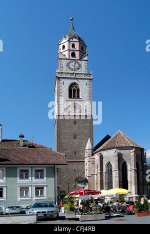 Église paroissiale de Merano. Banque D'Images