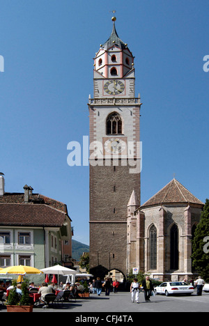 Église paroissiale de Merano. Banque D'Images