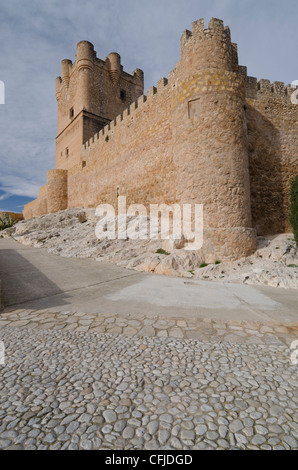 Atalaya Château à Villena Banque D'Images