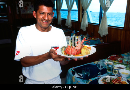 Croisière Yacht Galapagos Guantanamera Banque D'Images