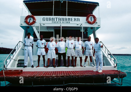 Croisière Yacht Galapagos Guantanamera Banque D'Images