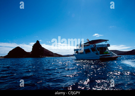 Croisière Yacht Galapagos Guantanamera Banque D'Images