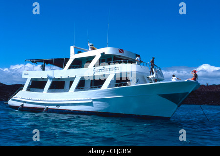 Croisière Yacht Galapagos Guantanamera Banque D'Images