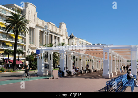 Promenade des Anglais, Nice, Alpes Maritimes, Provence, Côte d'Azur, d'Azur, France, Europe Banque D'Images