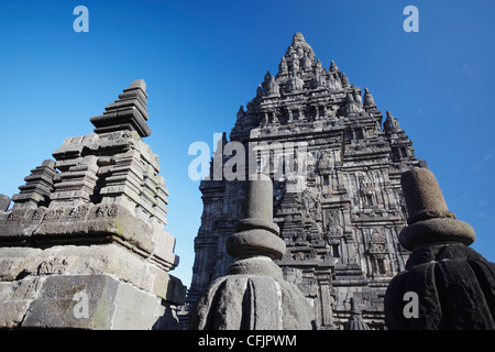 Temple de Shiva au complexe de Prambanan, Site du patrimoine mondial de l'UNESCO, Java, Indonésie, Asie du Sud, Asie Banque D'Images